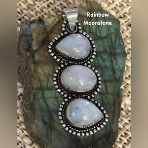 Genuine Moonstone pendant